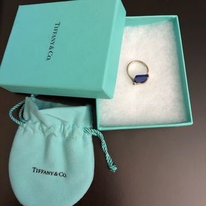 Tiffany & Co. lapis lazuli ring, size 4.5